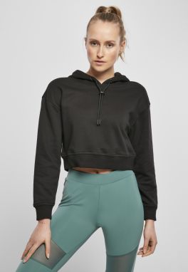Women's Short Terry Hoody Black