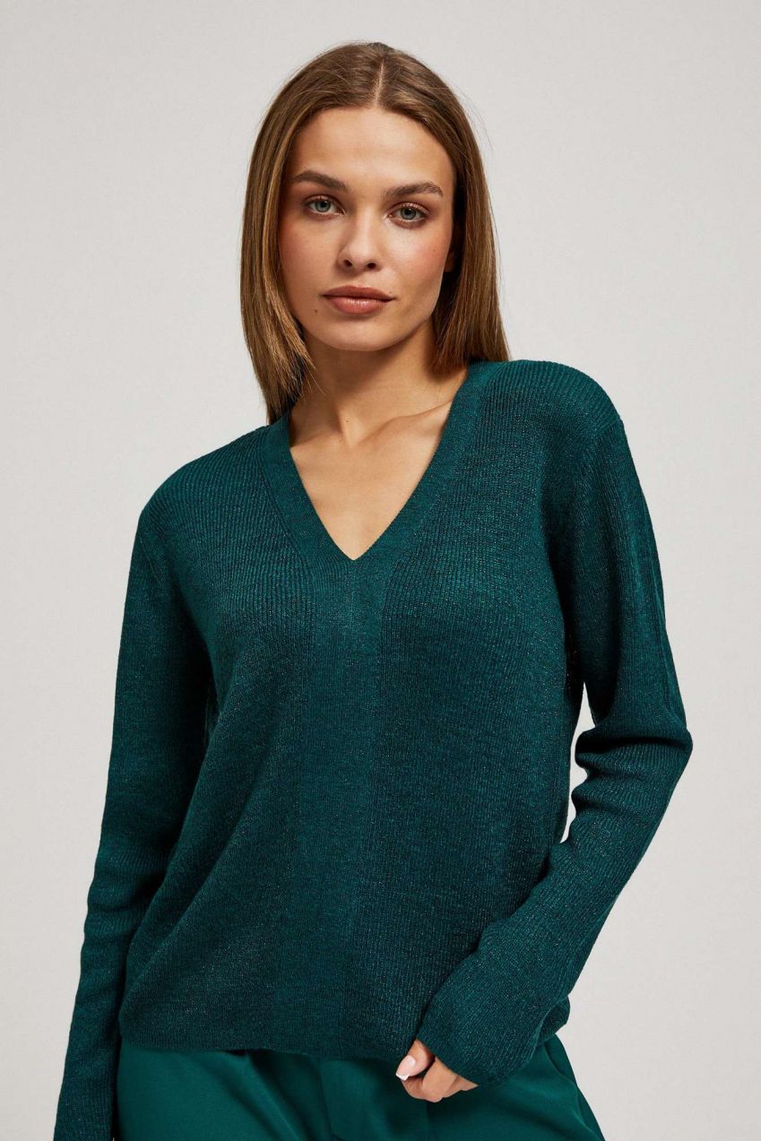 V-neck sweater