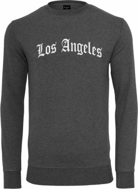 Los Angeles Text Crewneck Charcoal