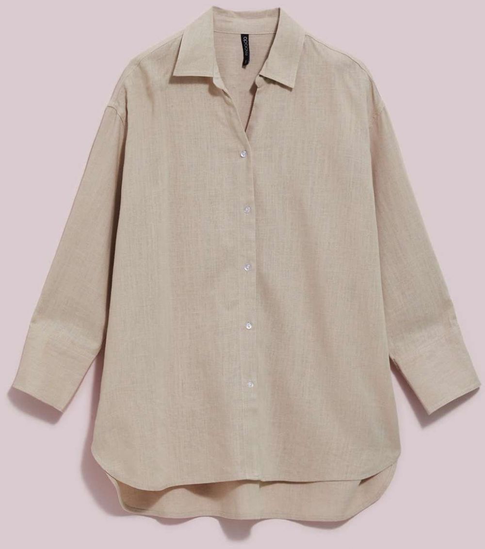 WOMEN'S SHIRT L-KO-4055 D.Beige