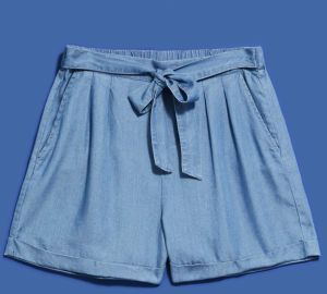 WOMEN'S SHORTS L-SH-4016 D.Blue