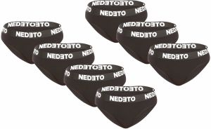 7PACK women's panties Nedeto black