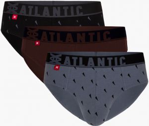 Classic men's briefs ATLANTIC 3Pack - multicolored