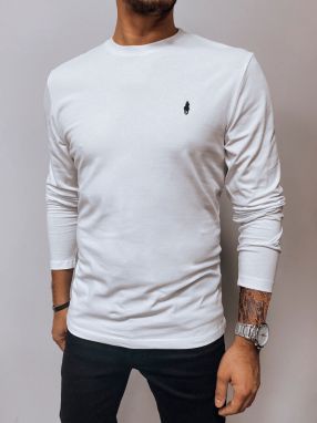 Men's White Long Sleeve Dstreet