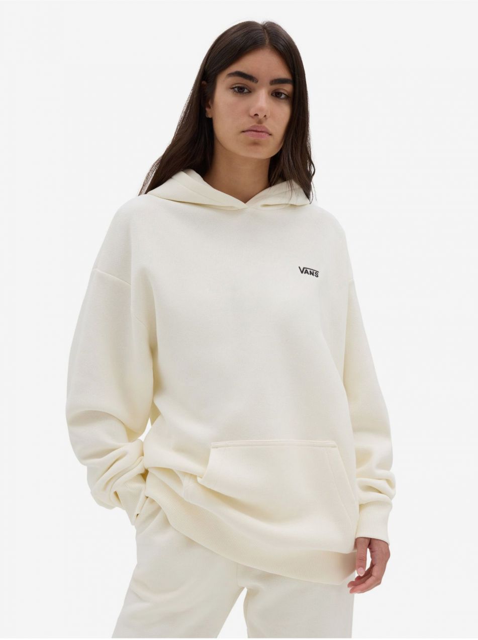 Krémová dámska mikina s kapucňou VANS Comfycush