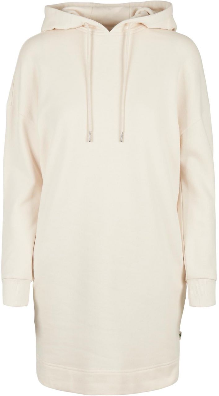 Women's Organic Oversized Terry Dress with Hood whitesand