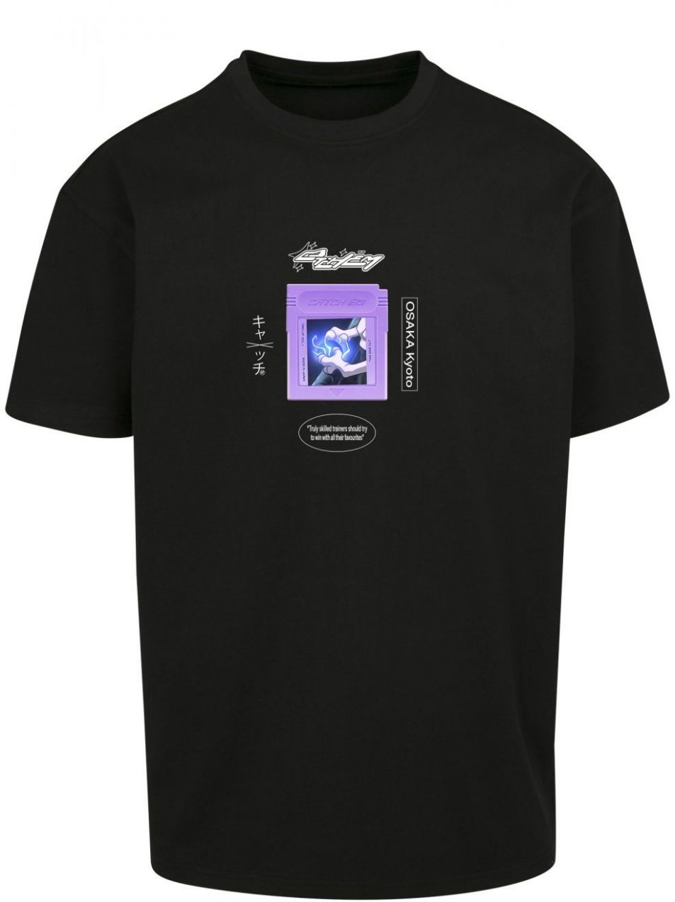 Black Catch Em Oversize T-Shirt