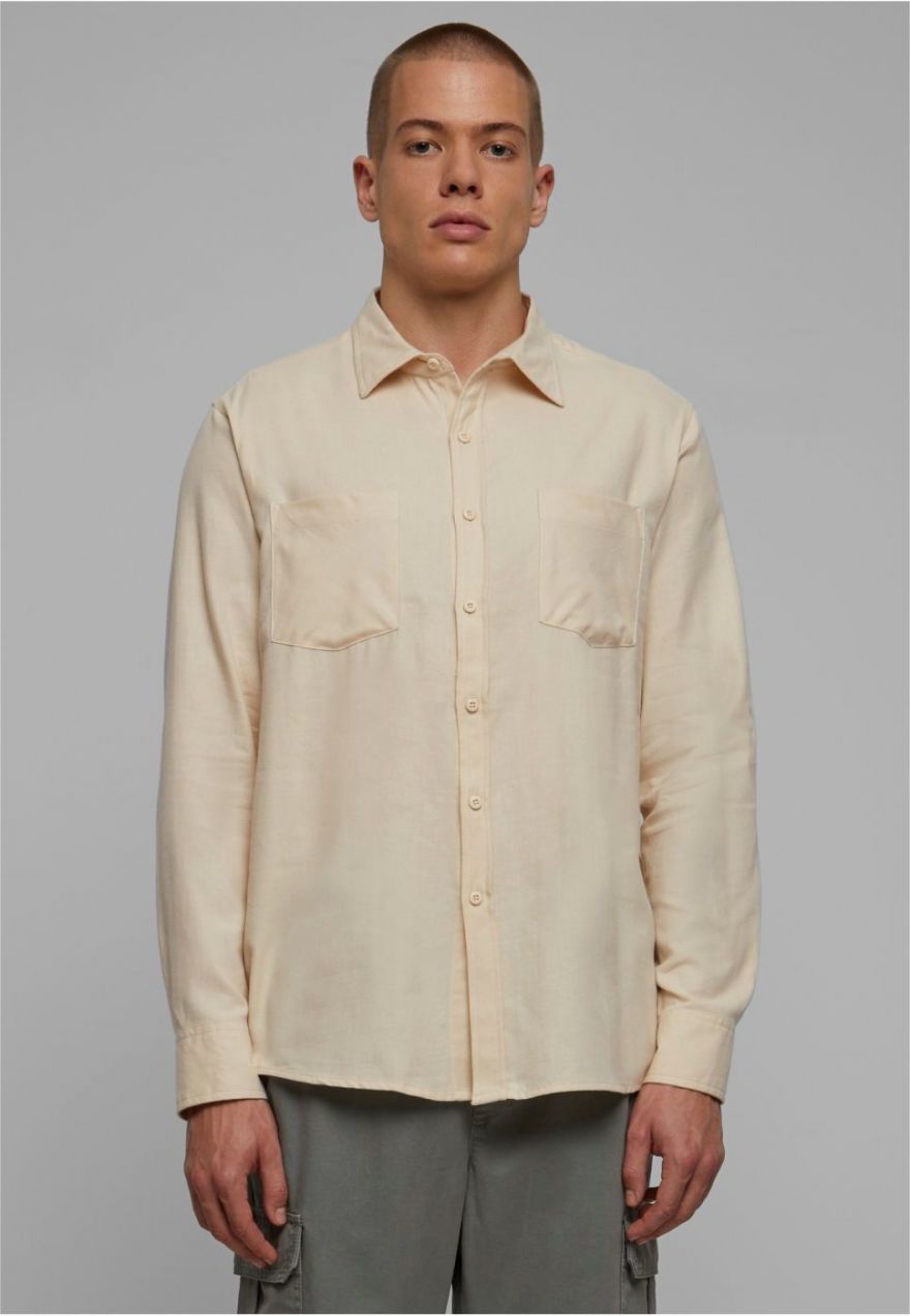 Flannel shirt sand/sand