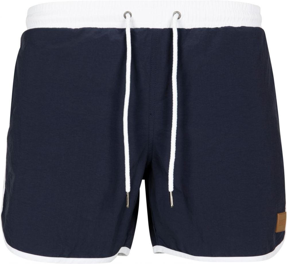 Retro swimsuit navy/white