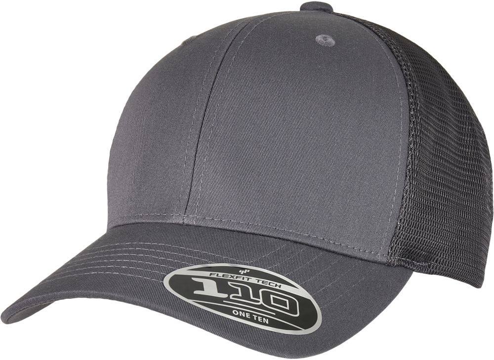 110 Flexfit Melange Trucker Sivá/Melange