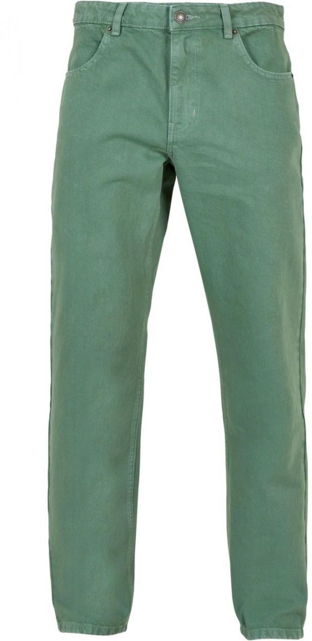 Men's Loose Fit Green Jeans
