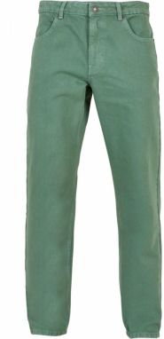 Men's Loose Fit Green Jeans