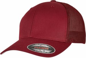 Mesh Trucker Cranberry Cap