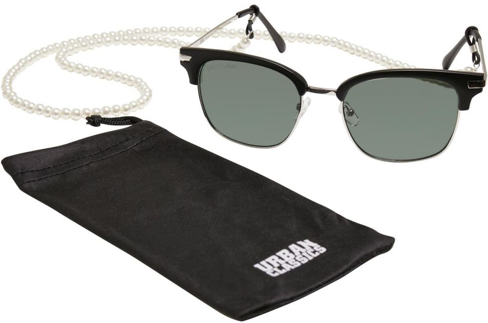 Crete sunglasses with chain black/green