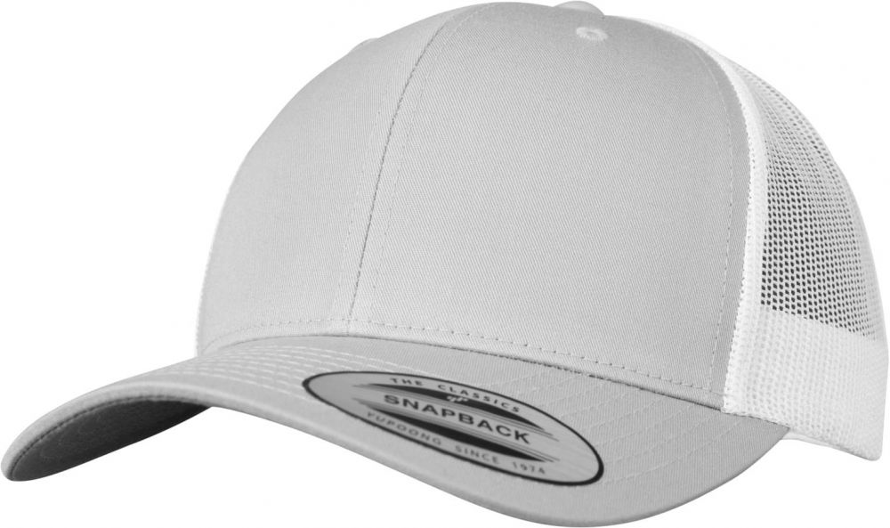 Retro Trucker 2-Tone silver/wht