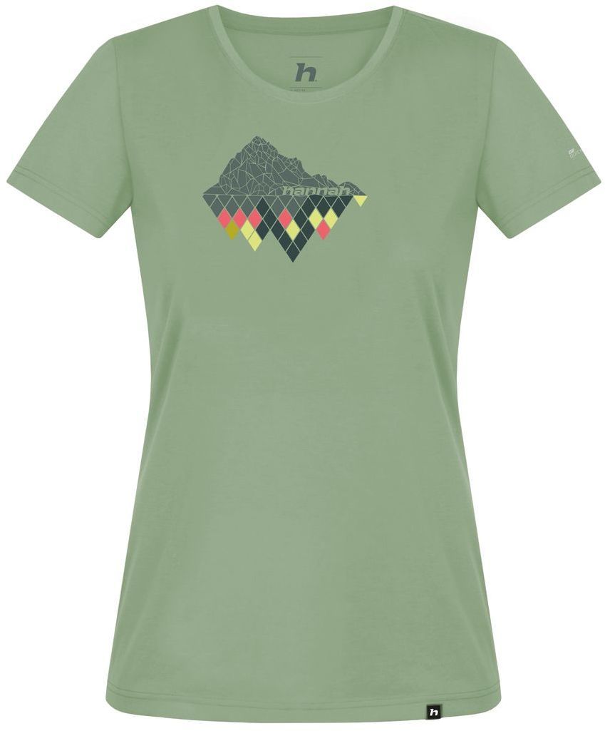 Women's quick-drying T-shirt Hannah CORDY smoke green