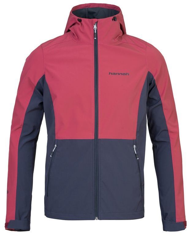 Women's softshell jacket Hannah ZURY LITE baroque rose/india ink
