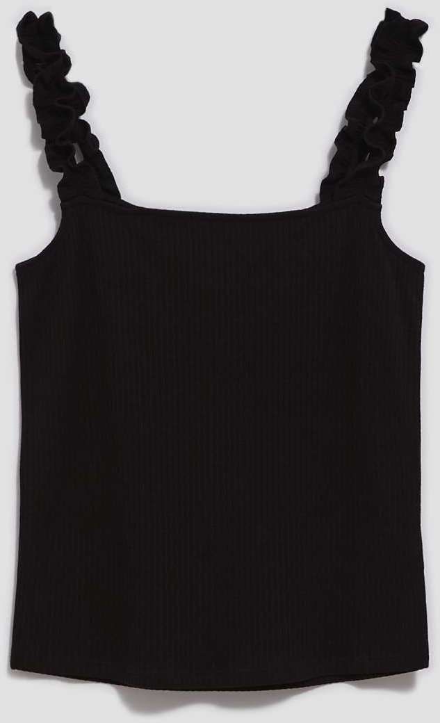 WOMEN'S TOP L-TS-4067 BLACK
