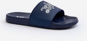 Men's Lee Cooper Slippers Dark Blue