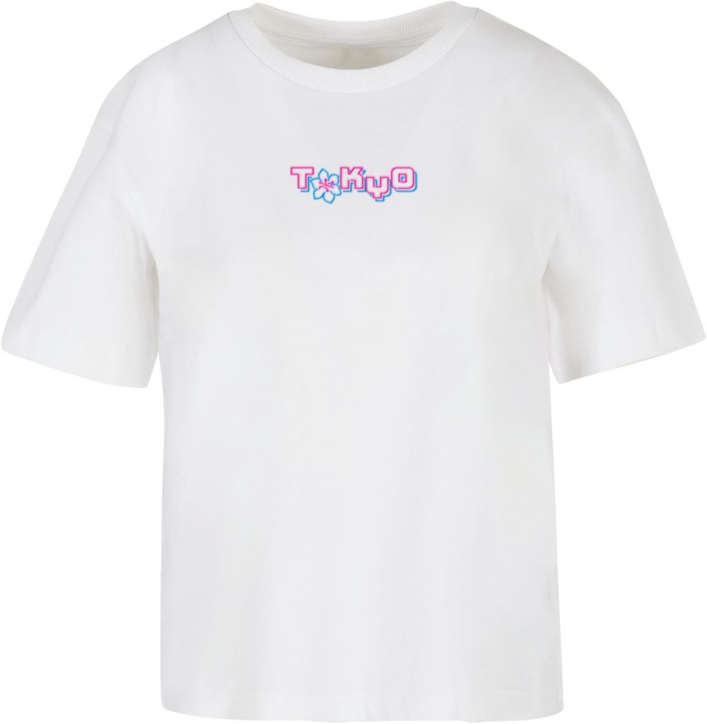Women's Tokyo Dragon Neon T-Shirt - White