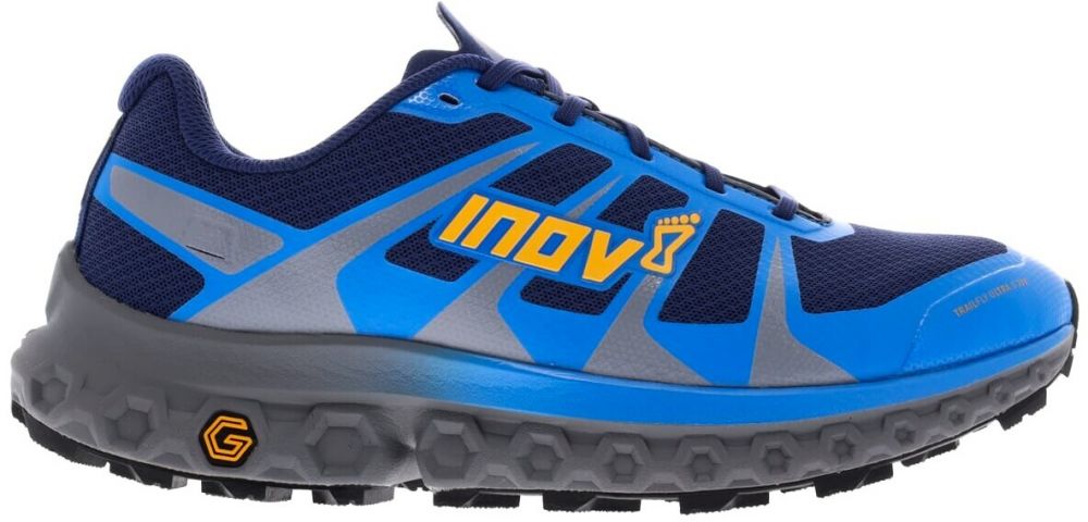 Men's Running Shoes Inov-8 Trailfly Ultra G 300 Max (s) Bue/Grey/Nectar