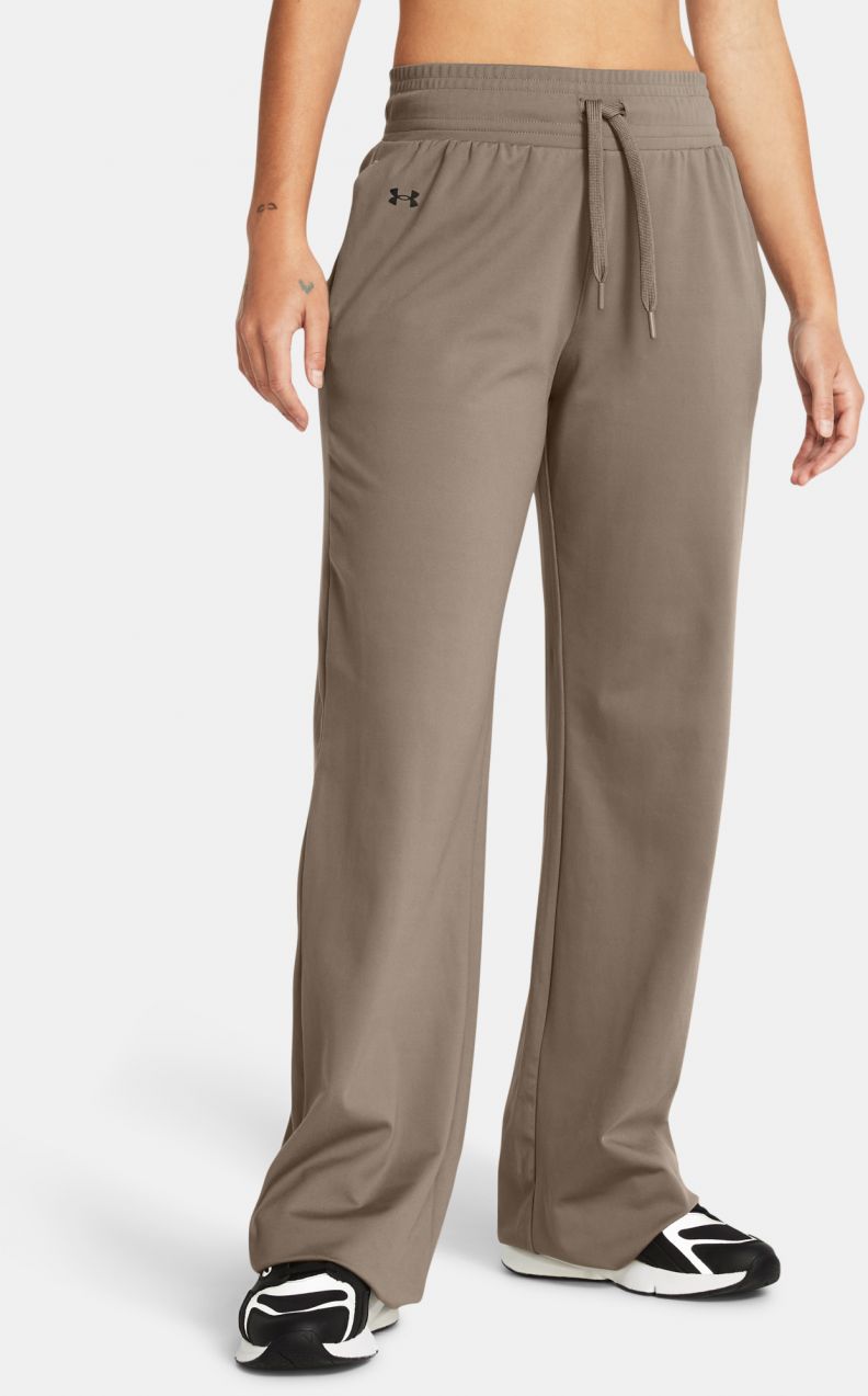 Svetlo hnedé športové nohavice Under Armour Motion Open Hem Pant