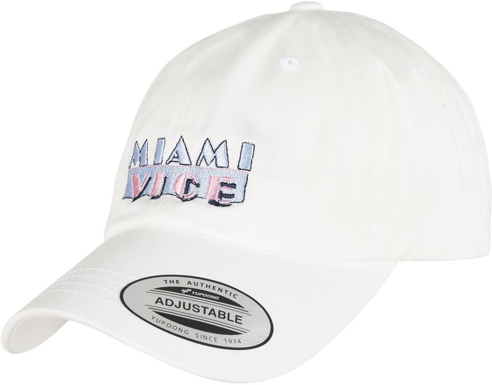 Miami Vice Logo Dad Cap White