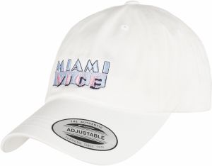 Miami Vice Logo Dad Cap White