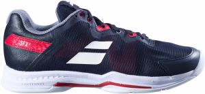 Babolat SFX 3 Men's All Court Tennis Shoes Men Black/Poppy Red EUR 46.5