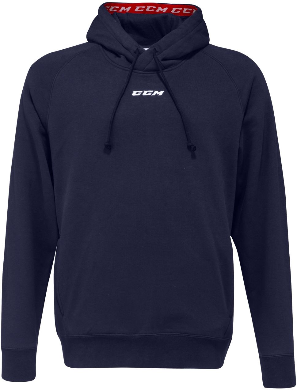 Pánská mikina CCM  Team Fleece Pullover Hoodie Navy