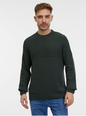 Tmavozelený pánsky sveter ONLY & SONS Al