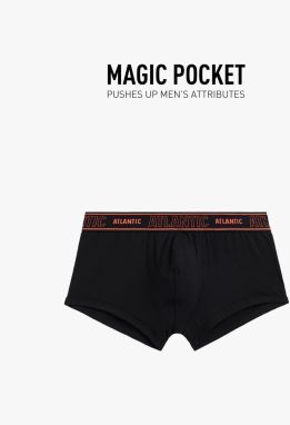 Man Boxers ATLANTIC Magic Pocket - black