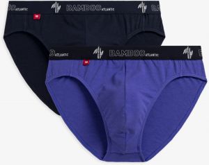 Men's Sports Briefs ATLANTIC 2Pack - Navy Blue/Purple