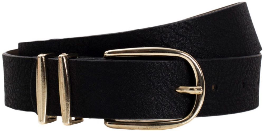Black women's belt with buckle OCH BELLA