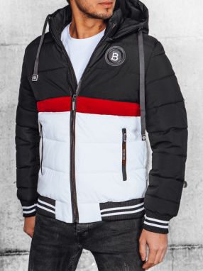 Men's Black Quilted Dstreet Jacket