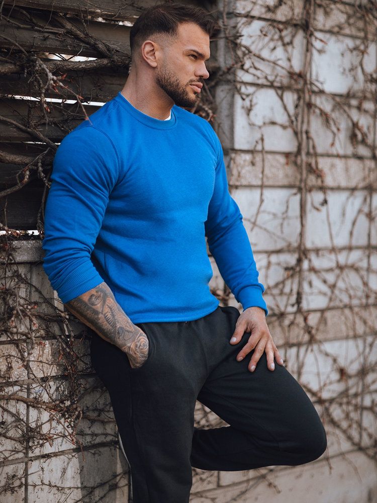 Men's Tracksuit - Blue and Black Dstreet