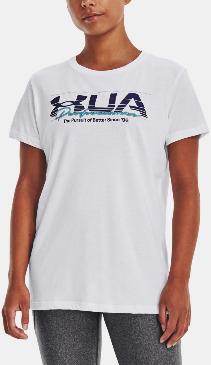 Tričko Under Armour UA VINTAGE PERFORMANCE SS-WHT