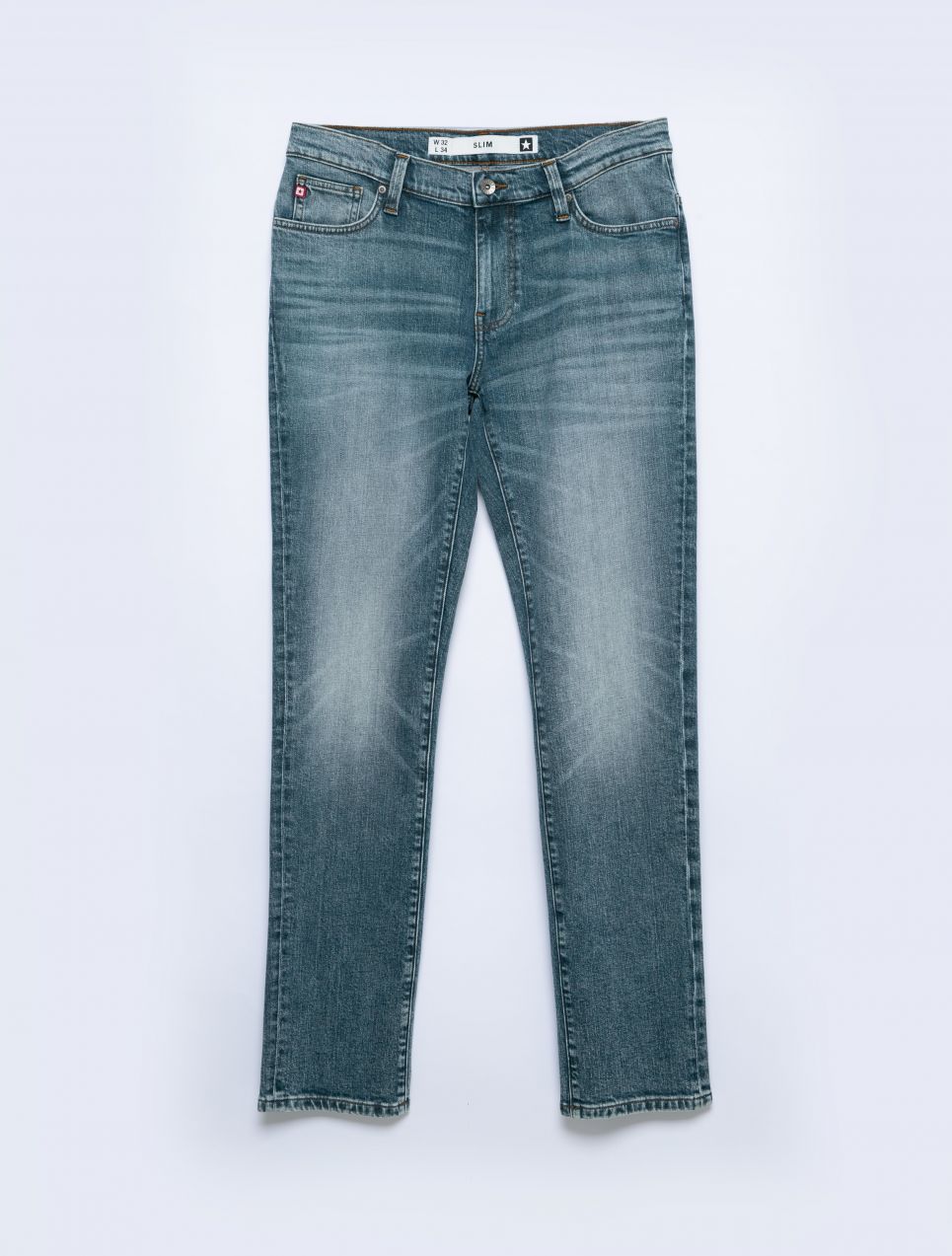 Big Star Man's Slim Trousers Denim 110771 Medium Denim-342