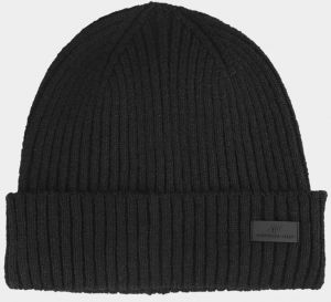 Men's Single-Ply Winter Hat 4F Black