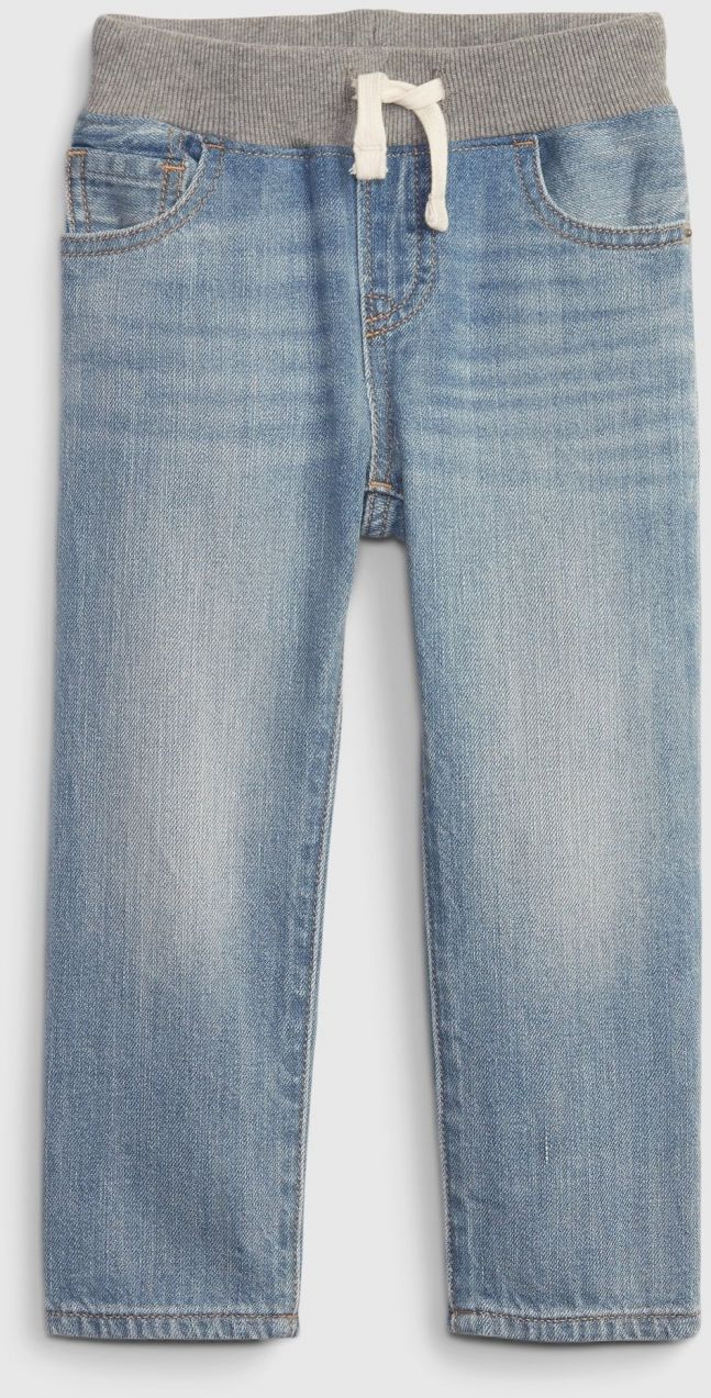 Svetlomodré chlapčenské slim fit džínsy GAP