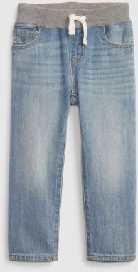 Svetlomodré chlapčenské slim fit džínsy GAP