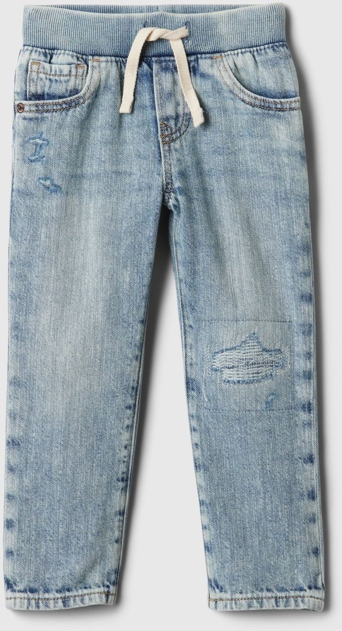 Svetlomodré chlapčenské slim fit džínsy GAP