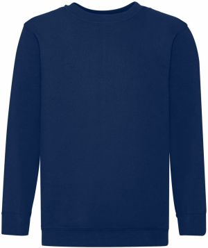 Granatowa bluza dziecięca Set-In Sweat Fruit of the Loom