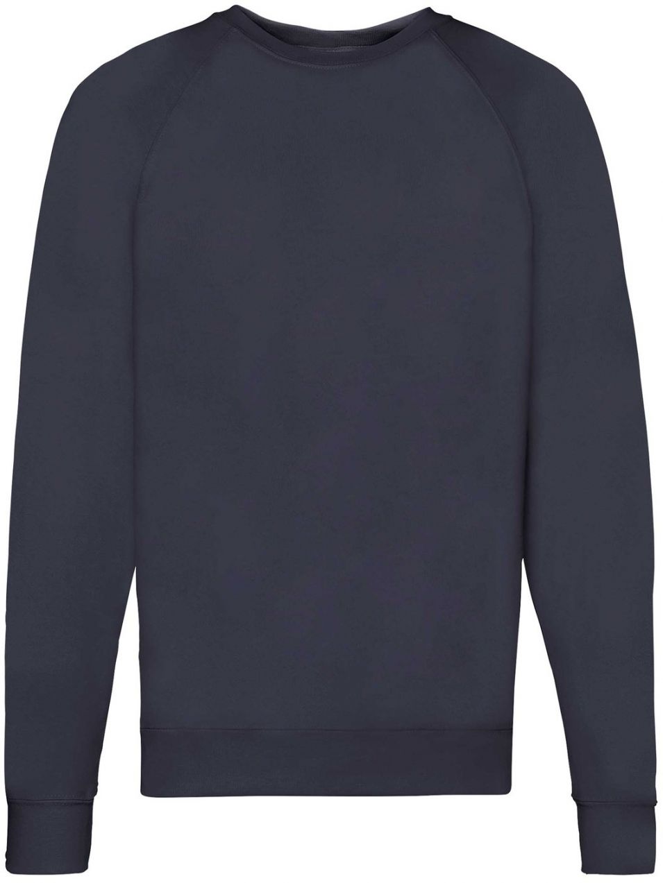 Námornícka modrá pánska mikina Lightweight Raglan Sweat Fruit of the Loom