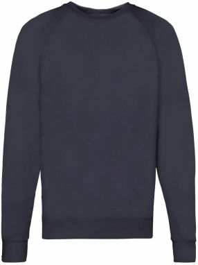 Námornícka modrá pánska mikina Lightweight Raglan Sweat Fruit of the Loom