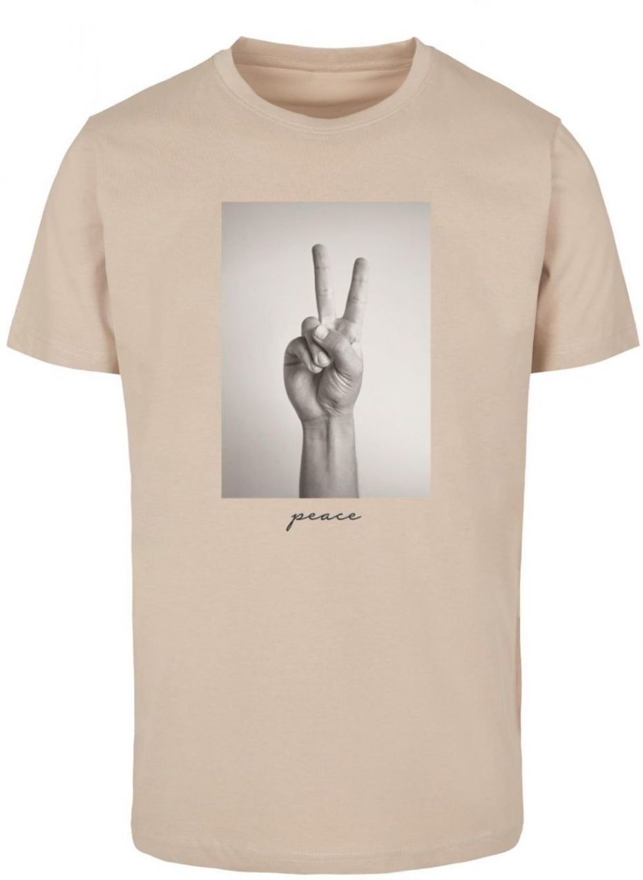 Men's T-shirt Peace - beige
