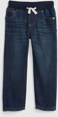 Tmavomodré chlapčenský slim fit džínsy GAP