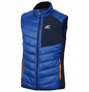 Men's insulating vest Hannah STOWE princess blue/midnight navy