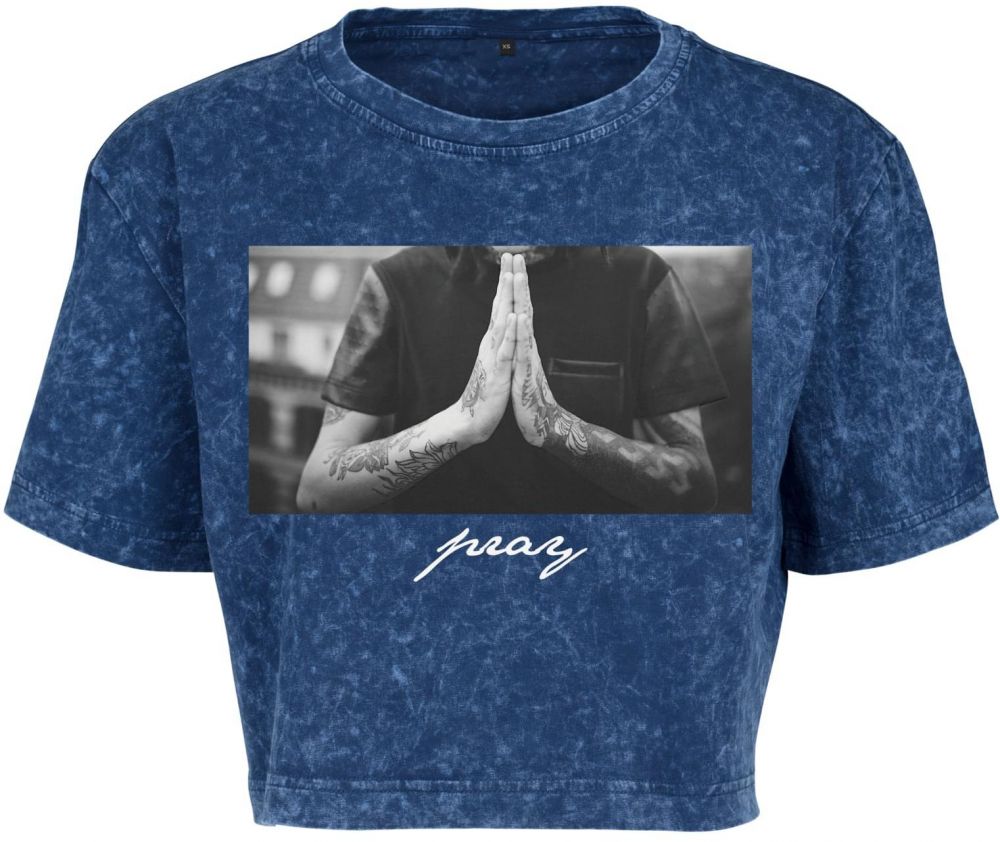 Women's T-shirt Pray - blue