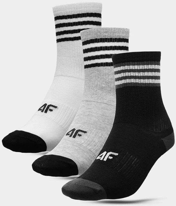 4F Casual Boys High Ankle Socks 3-PACK Multicolor